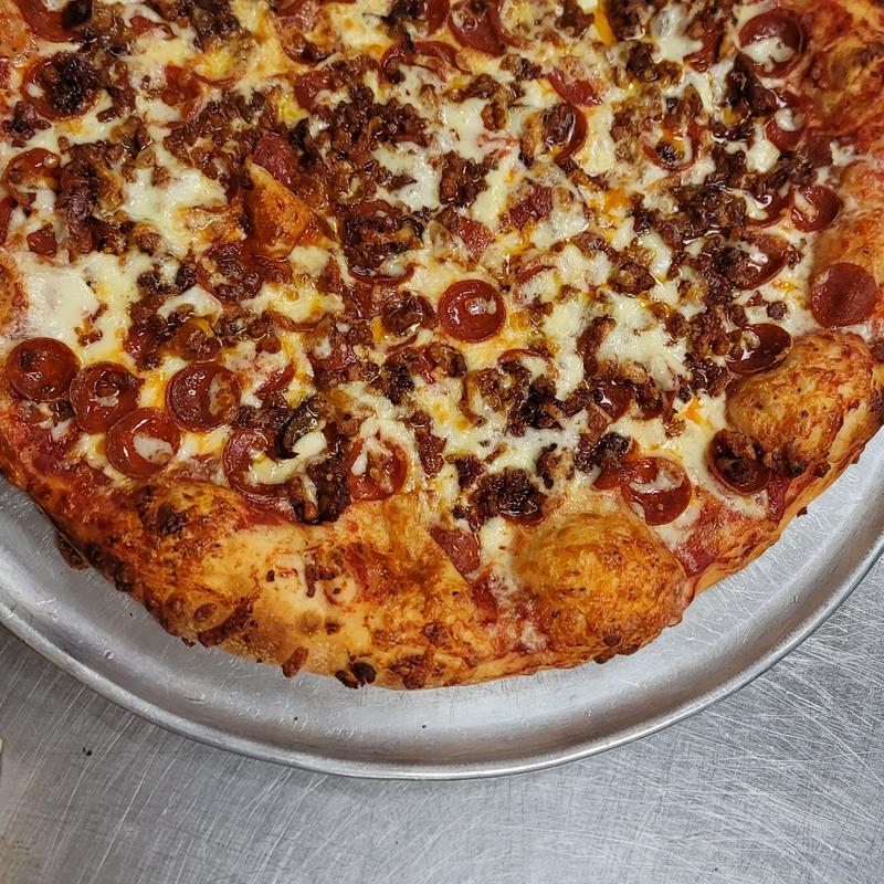 Meat and CheesePizza Toppings photo