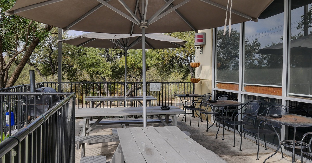 Outdoor seating area