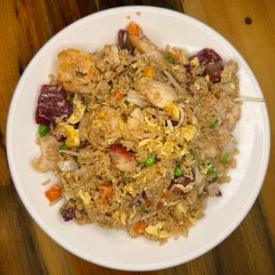 Eight Treasure Fried Rice.