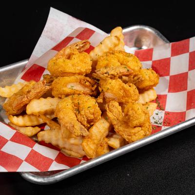 Fried shrimp.