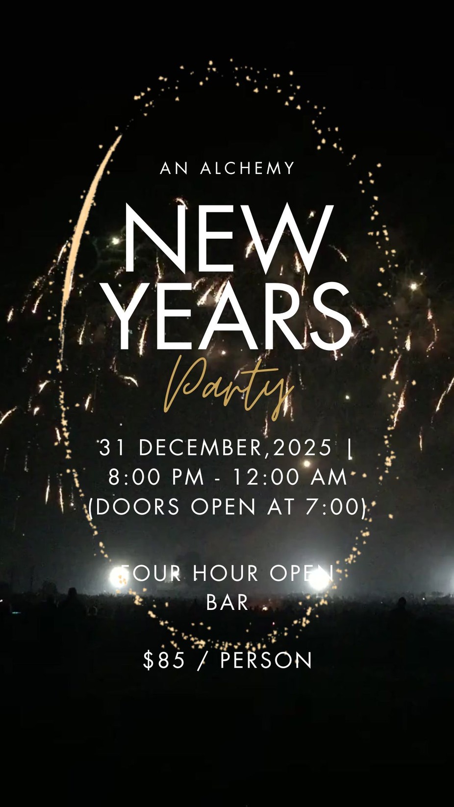 An Alchemy New Years Eve event photo