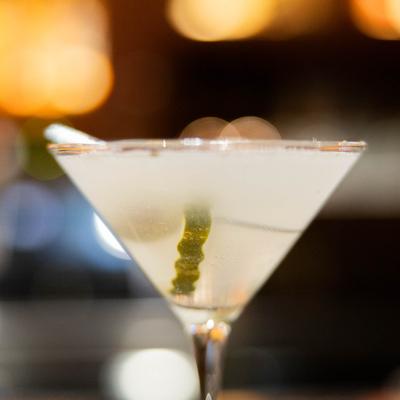 Cucumber martini.