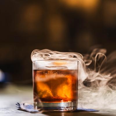 Smoked old fashioned.