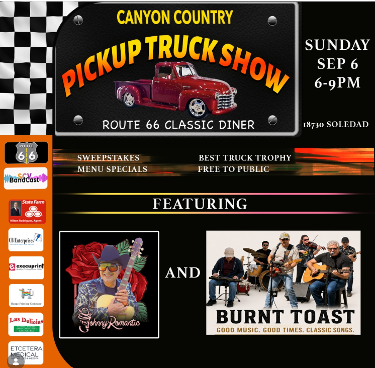 Sunday Sept 6th 6pm Live Music and Truck Show