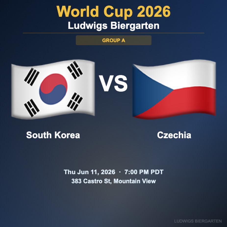 World Cup 2026: 🇰🇷 South Korea vs 🇨🇿 Czechia | Group A event photo