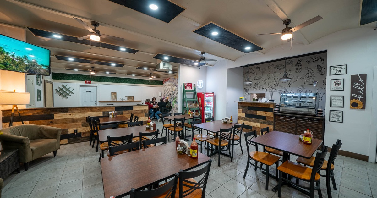 Interior, main dining area