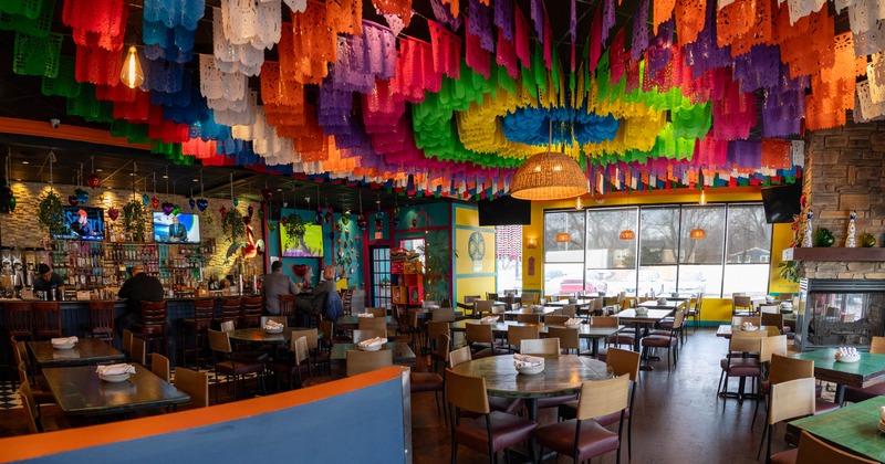 Interior, main dining area different angle