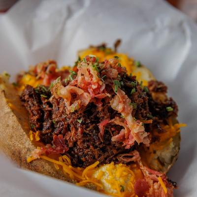 Loaded baked potato.