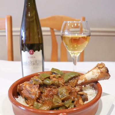 Grilled meat closeup