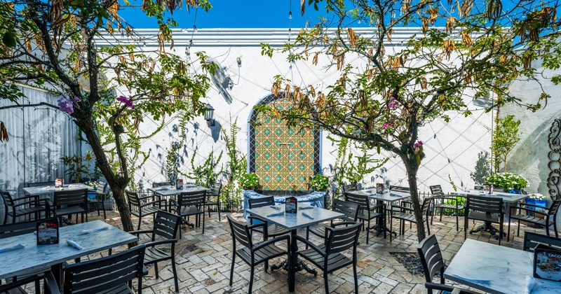 Beautiful patio area