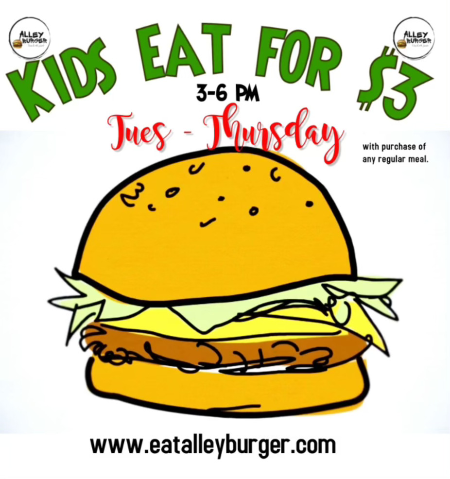 Kids Eat For $3 event photo