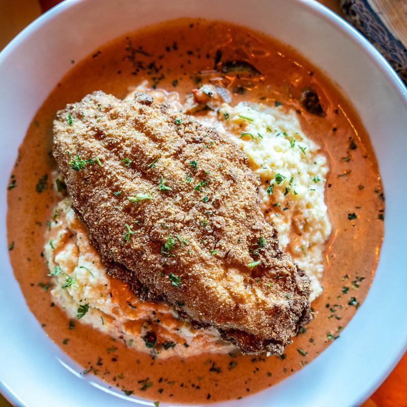 Fried Catfish and Grits photo