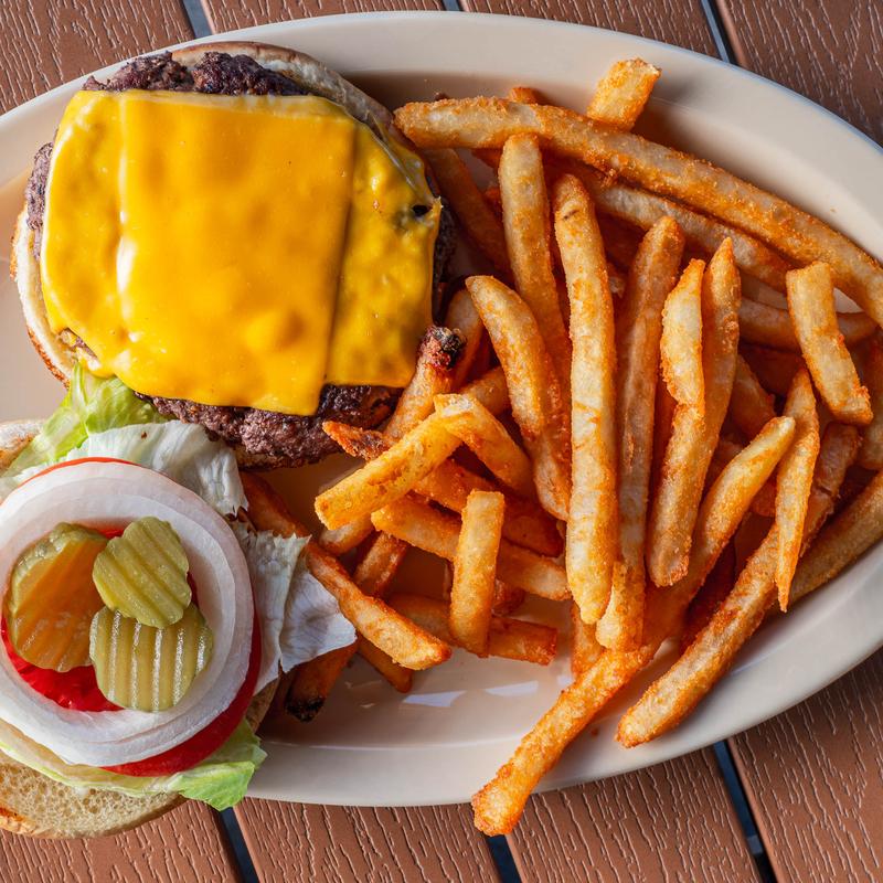 menu item 17 of 21, Cheeseburger