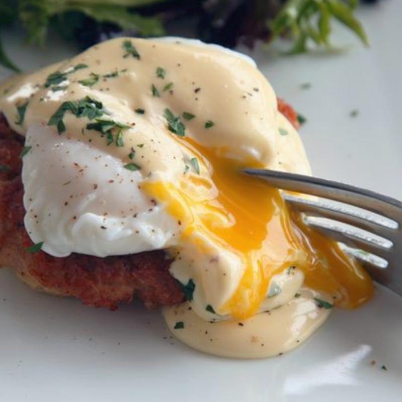 Crabcake Florentine photo