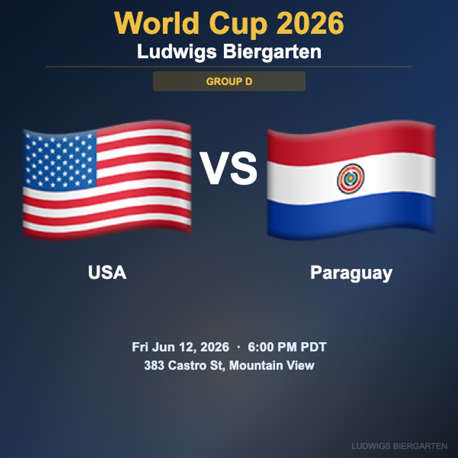 World Cup 2026: 🇺🇸 USA vs 🇵🇾 Paraguay | Group D event photo