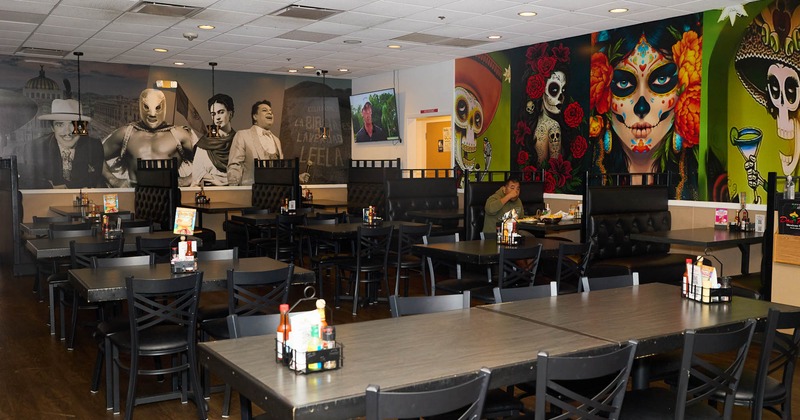 Interior, dining area