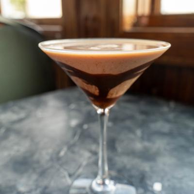 Chocolate martini.