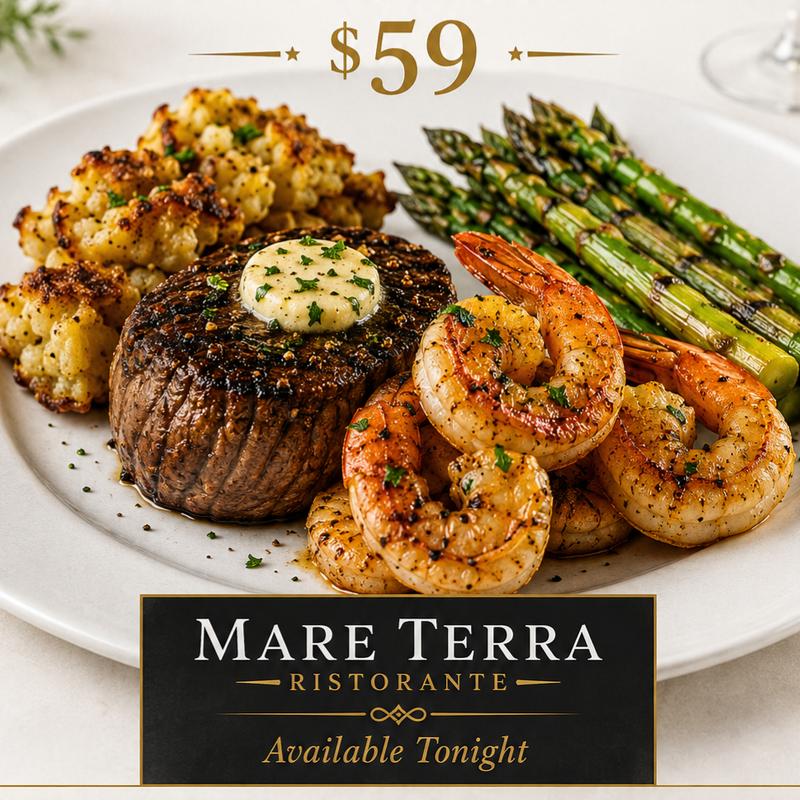 menu item 26 of 52, Surf & Turf