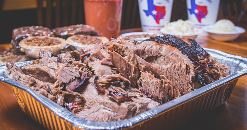 Meat variety plate, extreme closeup
