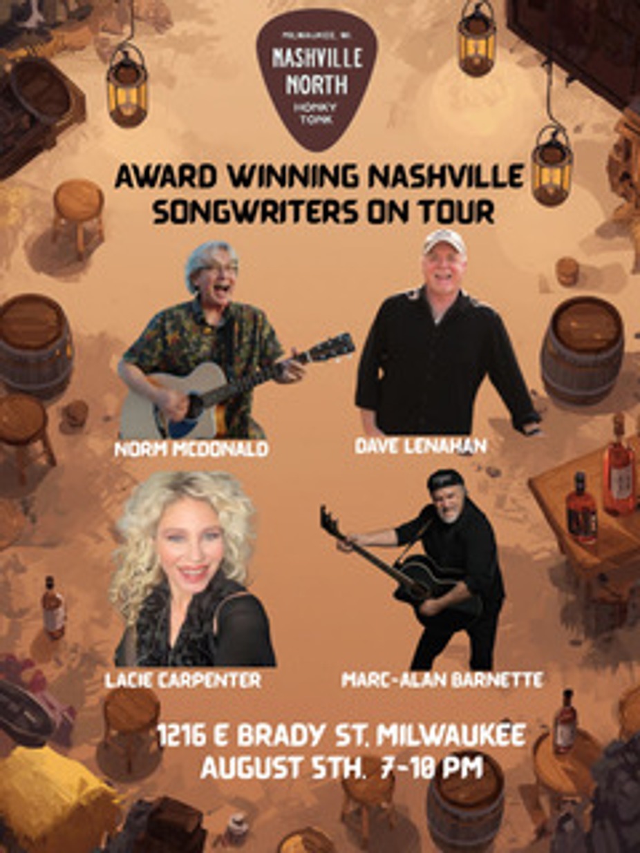 Nashvile Songwriter Night -- w/ Robbie Sender and Nashville Artists! event photo