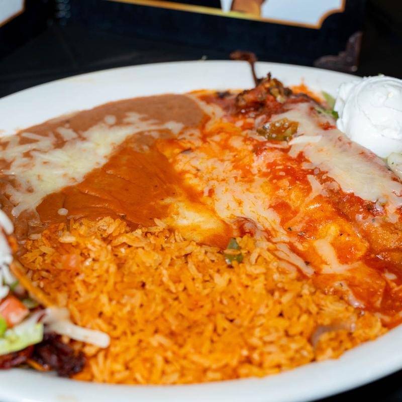 One Cheese Enchilada, Taco & Chile Relleno photo