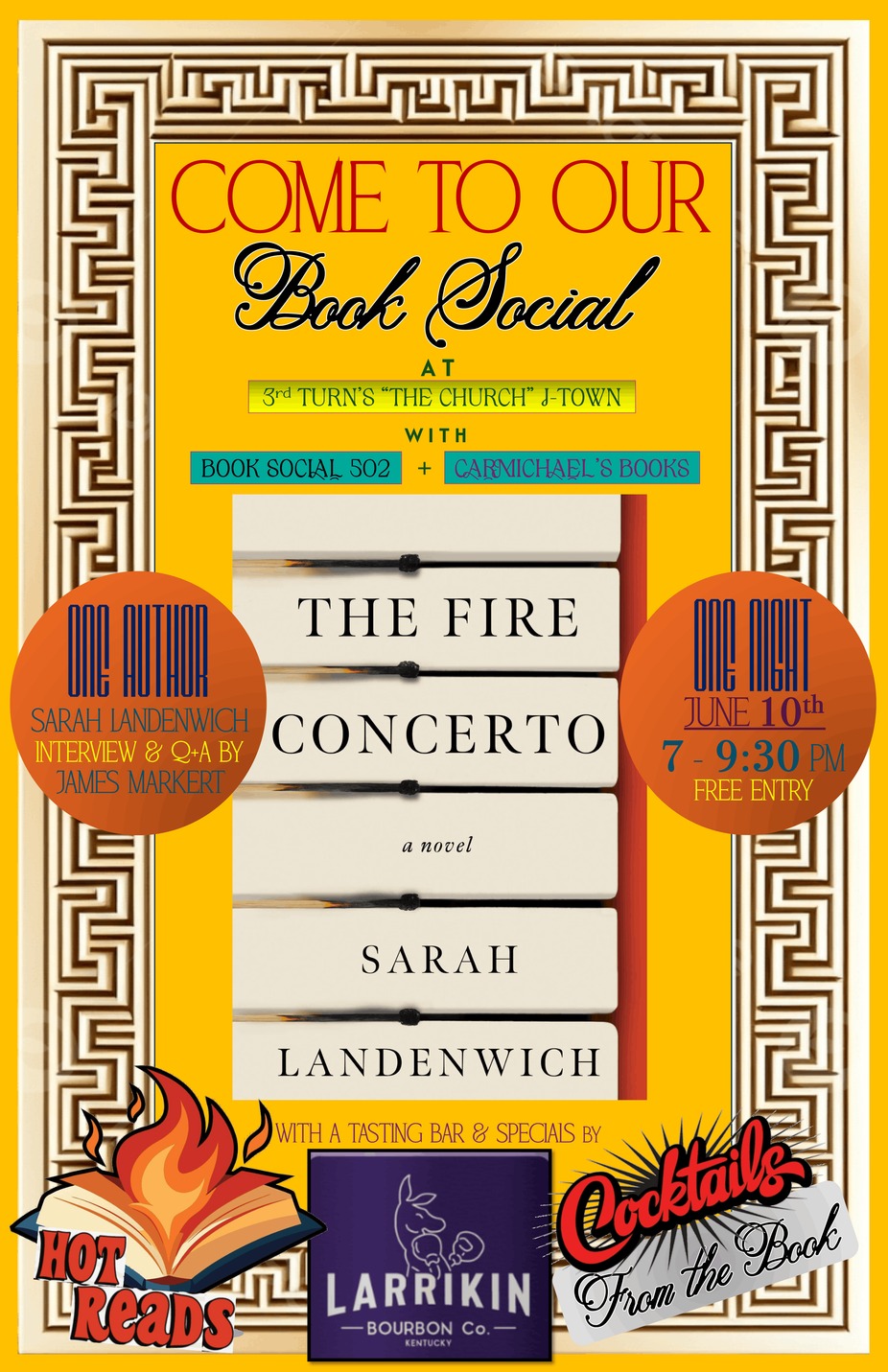 BOOK SOCIAL WITH SARAH LANDENWICH event photo