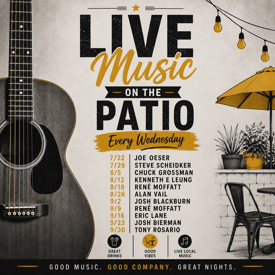 Live Music on the Patio! event photo