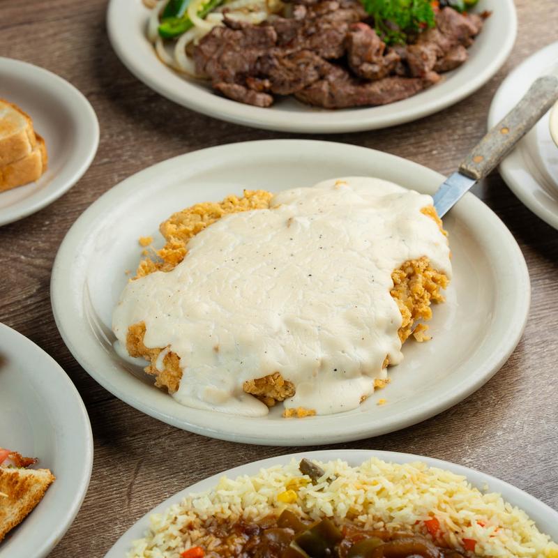 menu item 2 of 16, Chicken Fried Steak & Eggs