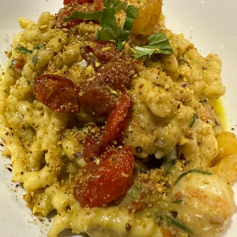 Busiate w/ Shrimp & Pistachio photo