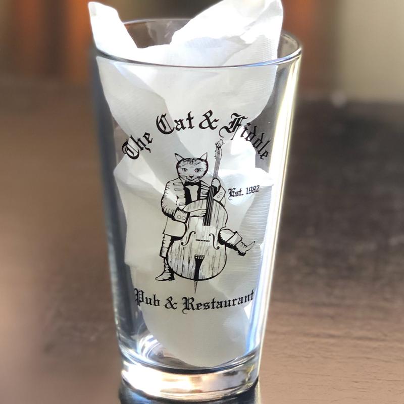 Cat and Fiddle Pint Glass photo