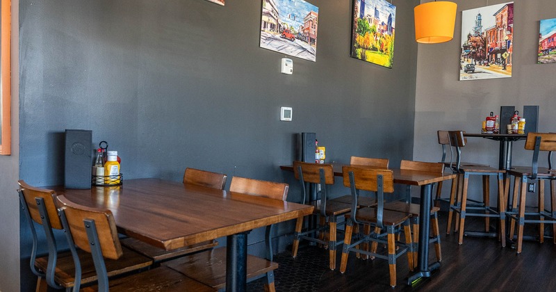 Interior, seating space