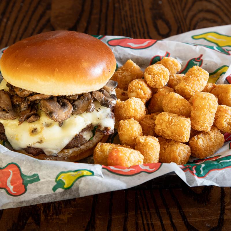 Mushroom Swiss Burger photo