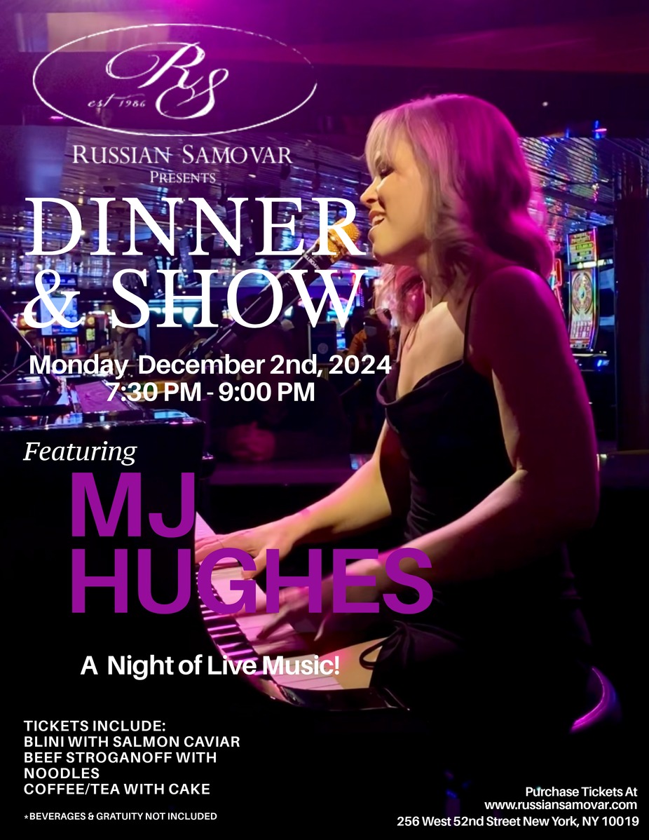 Dinner & Show Presents MJ Hughes event photo