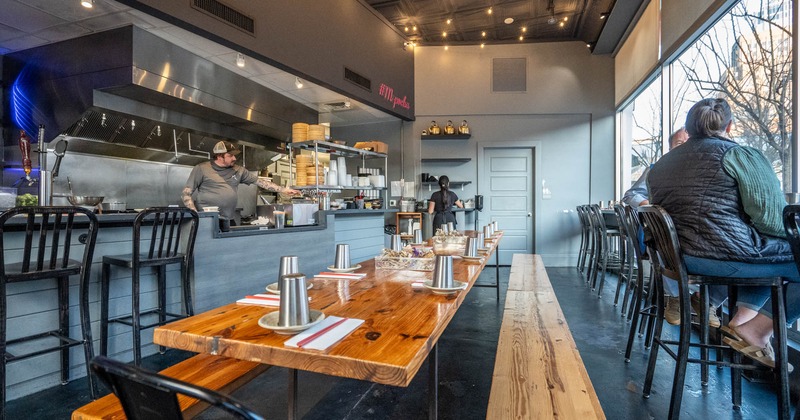 Interior seating space