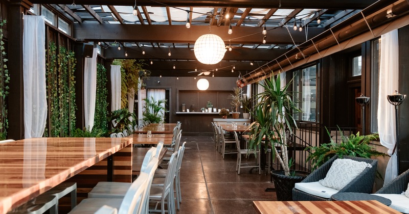 Interior, dining area