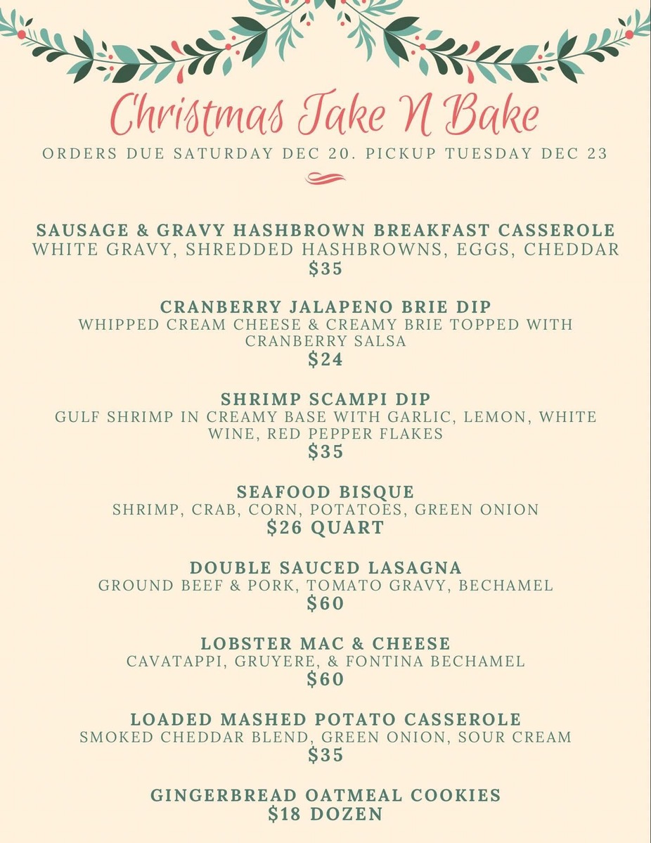 CHRISTMAS TAKE N BAKE event photo