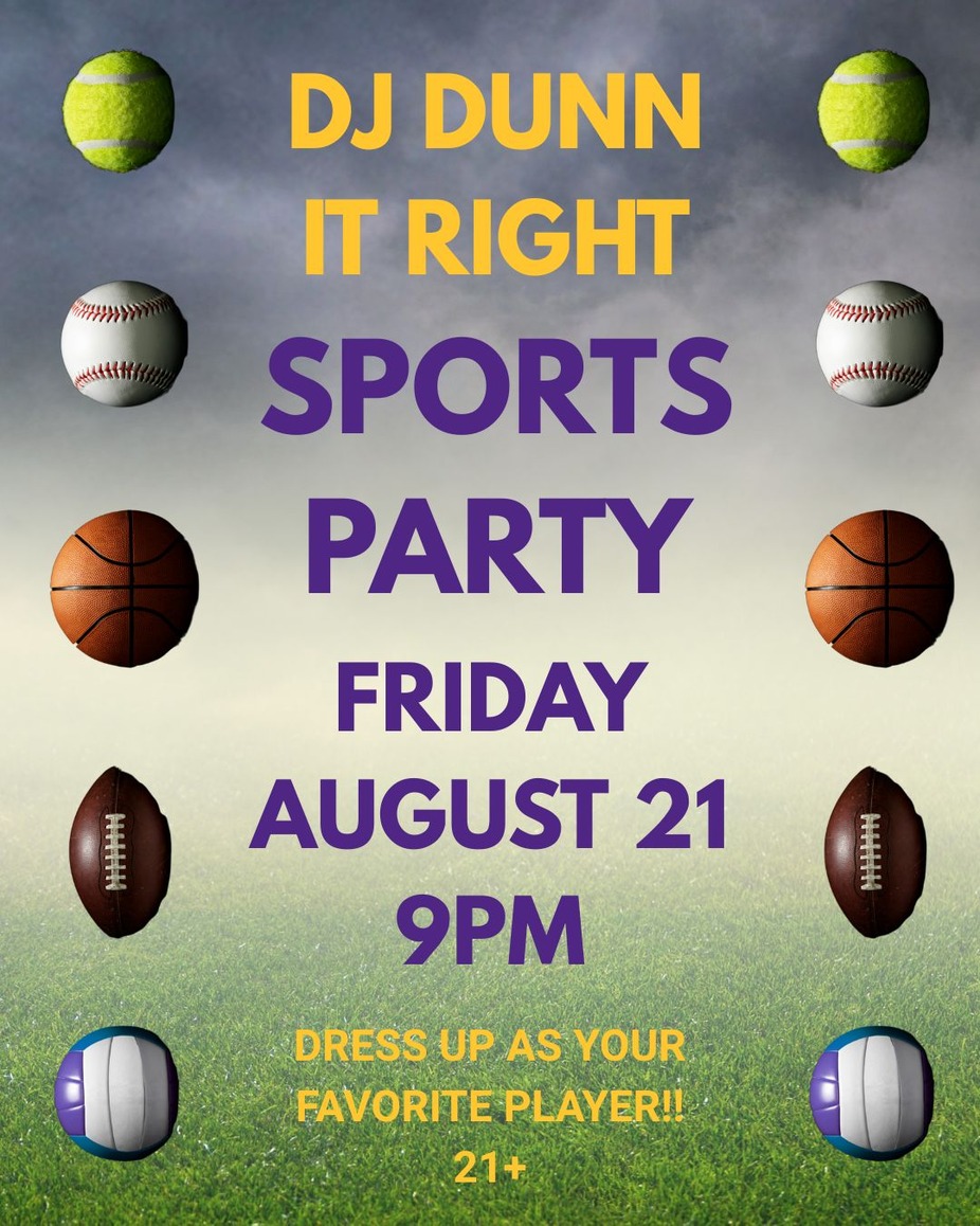 DJ Sports Party event photo