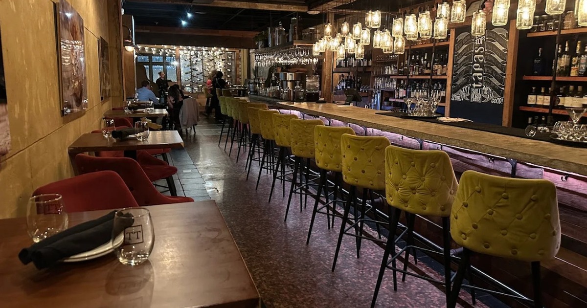 Seating and bar areas
