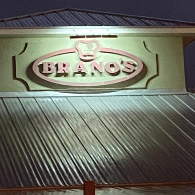 Lighting up a sign....