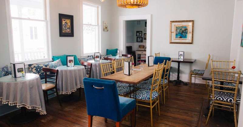 Interior, dining area