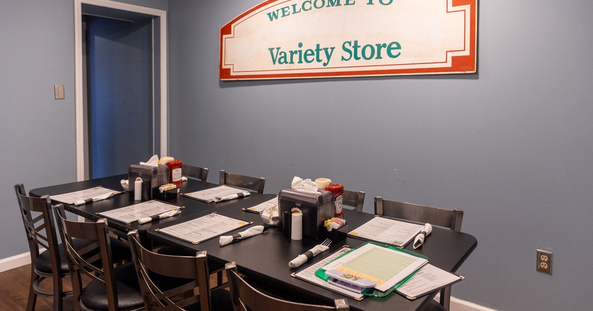 Tables ready for guests