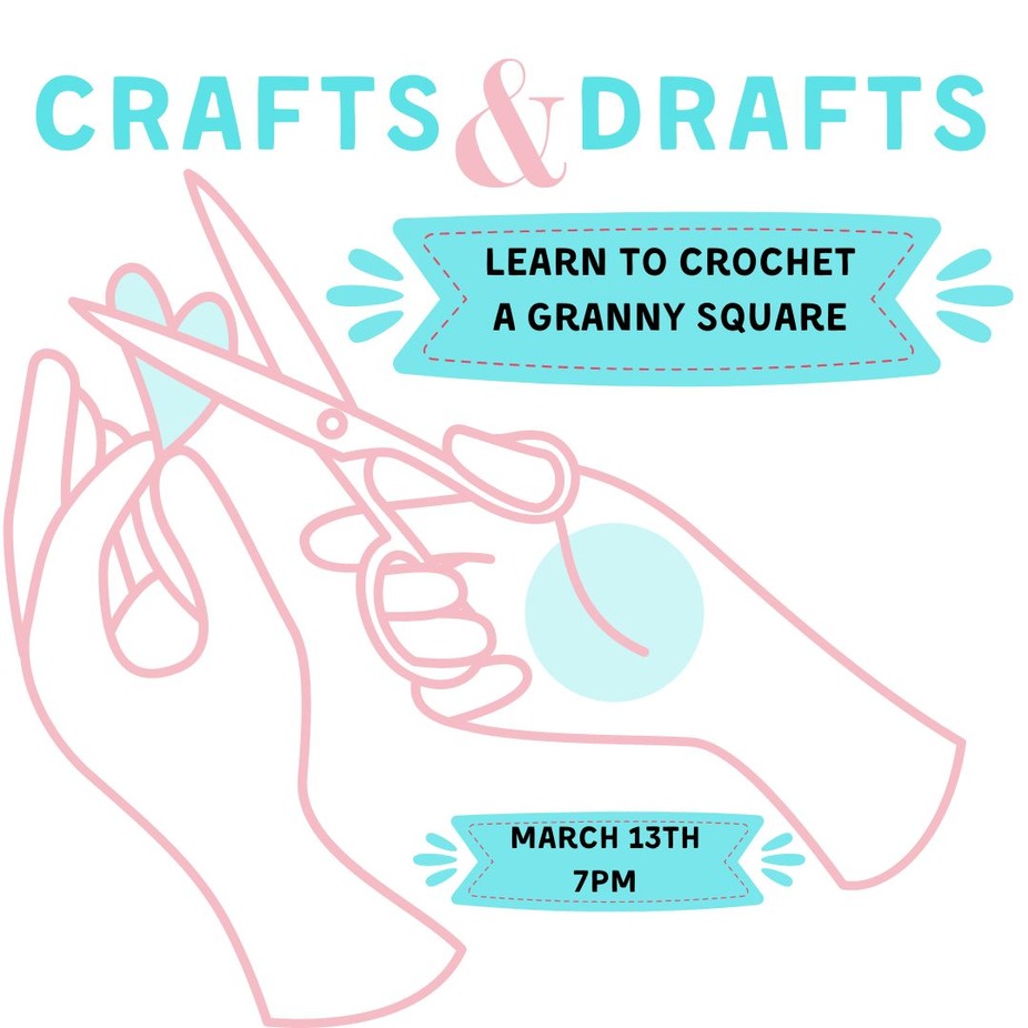 Crafts & Drafts Series: Learn to Crochet a Granny Square event photo