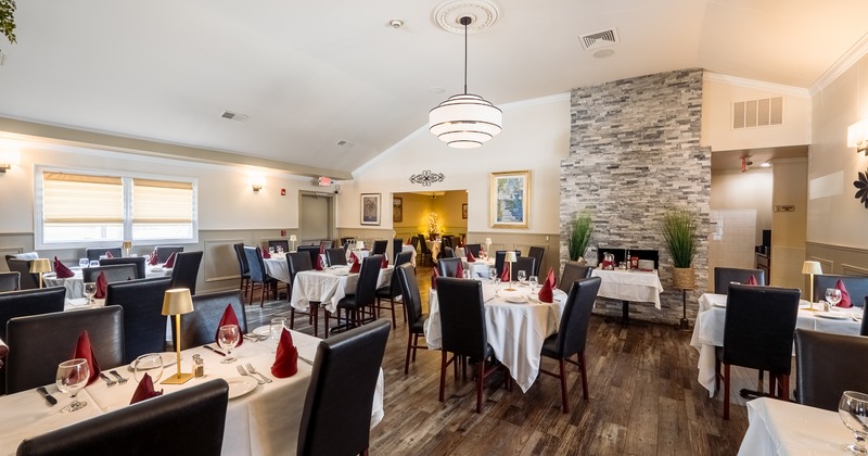 Interior, dining area