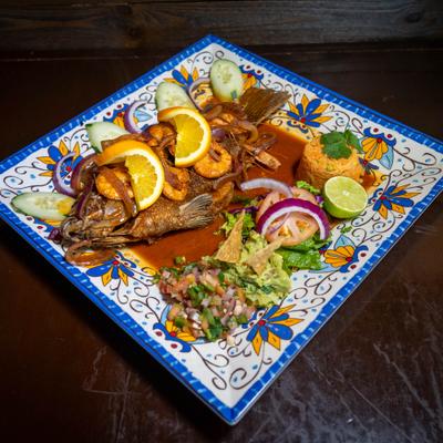 Fried mojarra.