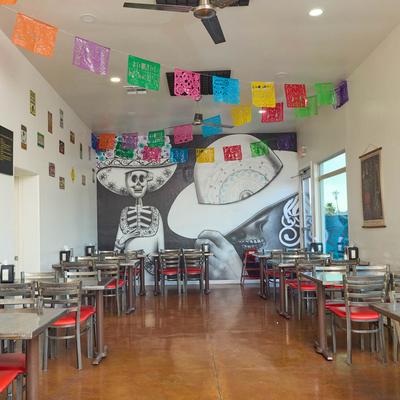 Interior, dining area.
