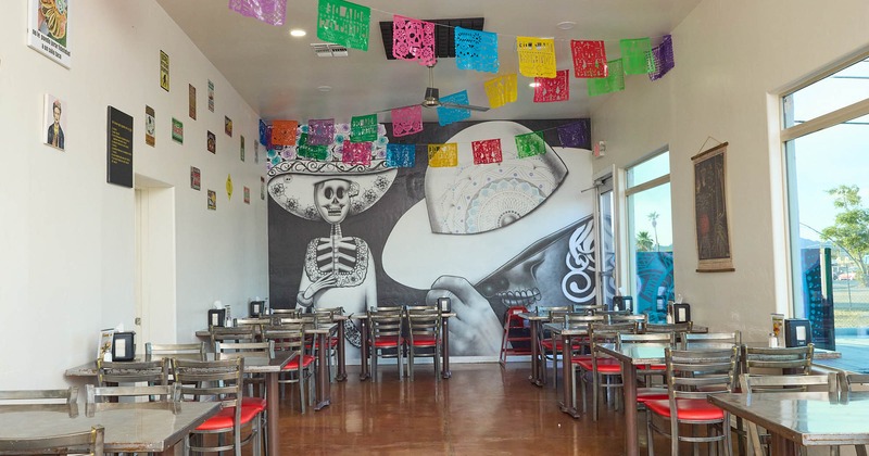 Interior, dining area