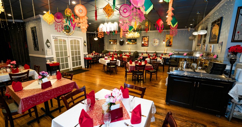 Interior seating area