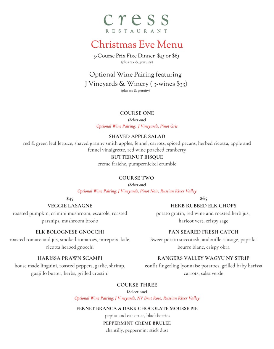 Christmas Eve Celebration Dinner event photo