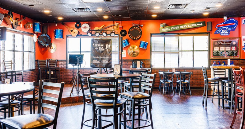 Interior, seating area