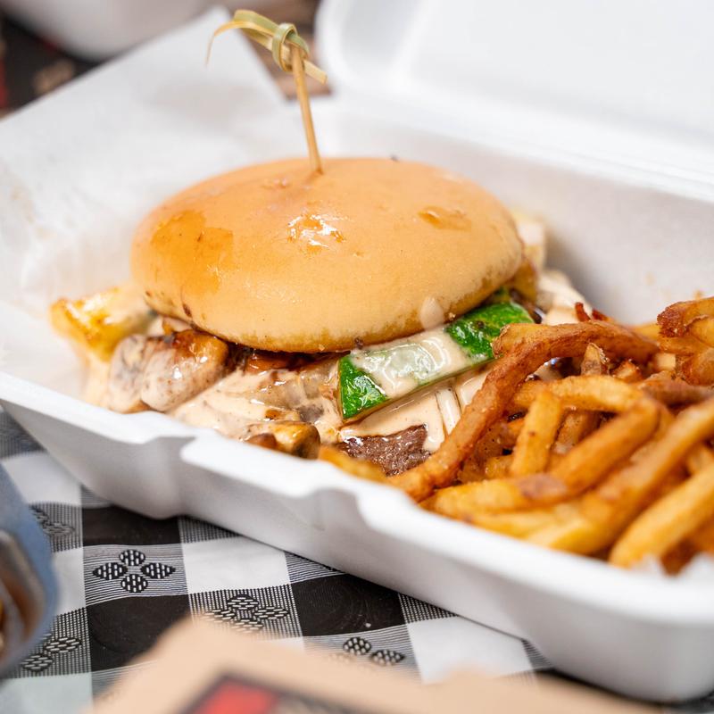 menu item 6 of 12, Hibachi Burger